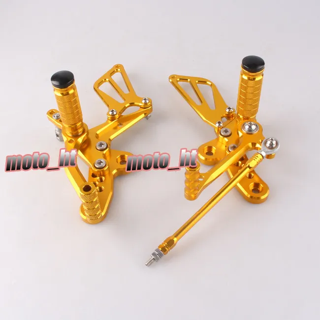 CNC Adjustable Rearset Rear Set Footpegs For Suzuki Hayabusa GSX1300R 1999 2000 2001 2002 2003 2004 2005 2006 2007 2008