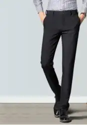 Зимние новые теплые и утолщенные мужские брюки, деловые, повседневные, модные, тонкие мужские брюки tidal-389