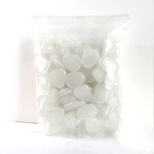 100xGlow галька камень аквариум украшения сада Светящиеся в темноте# V1