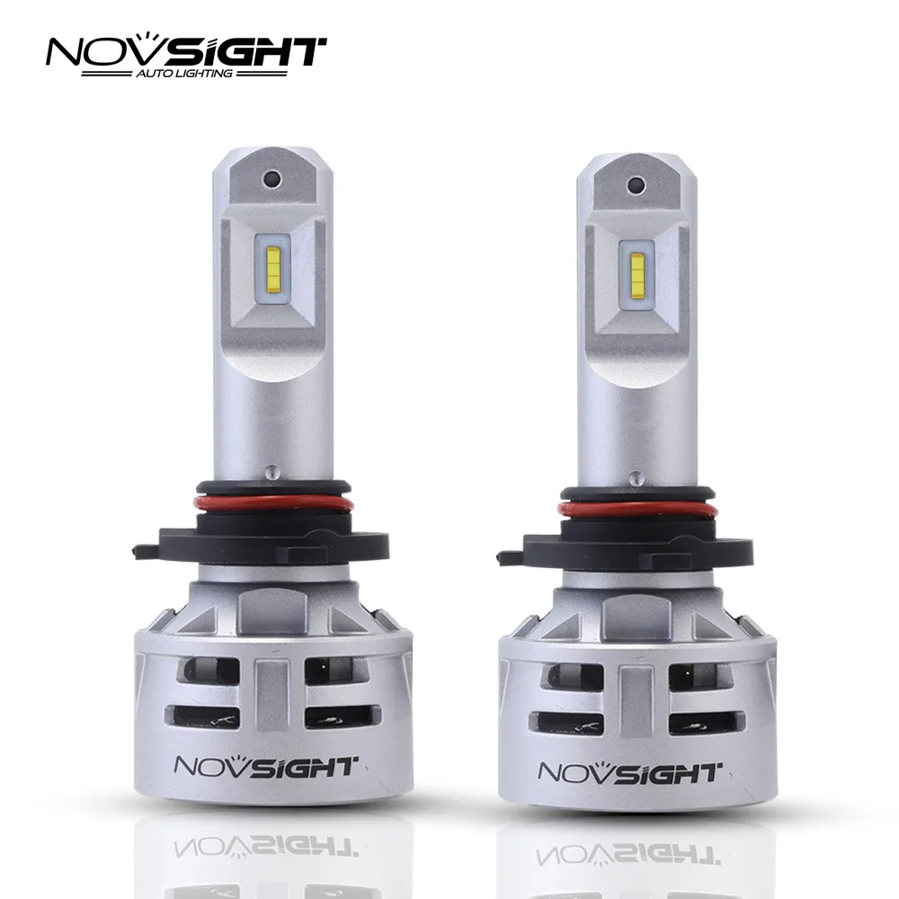 NOVSIGHT High end H7 светодио дный лампы фар автомобиля лампочки CSP 60 Вт 10000lm авто фары