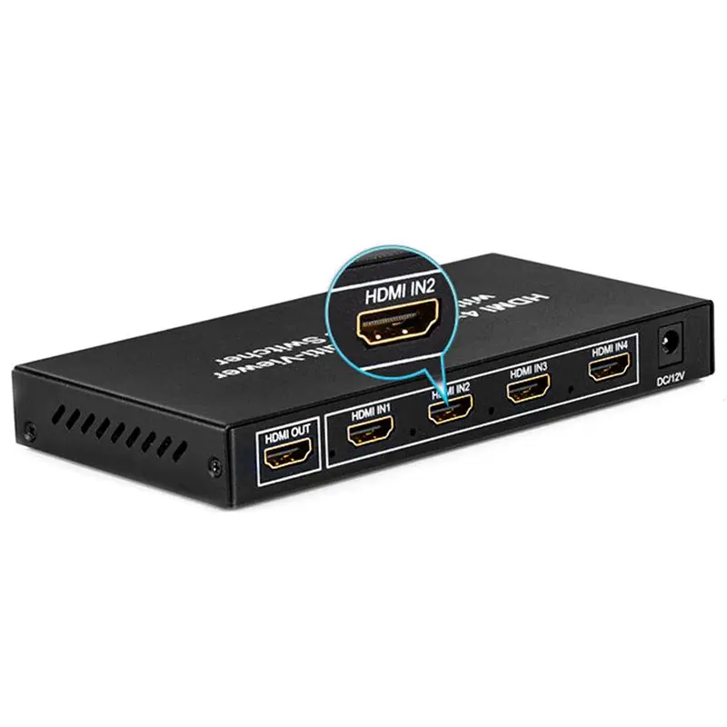 Hdmi 4 вход 1 Выход 1080P 60 Гц Quad multi-просмотра с бесшовным переключателем и пультом дистанционного управления