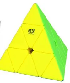 QiYi QiMing Пирамида без наклеек магический куб Mo Fang Ge QiMing Пирамида без наклеек скоростной куб