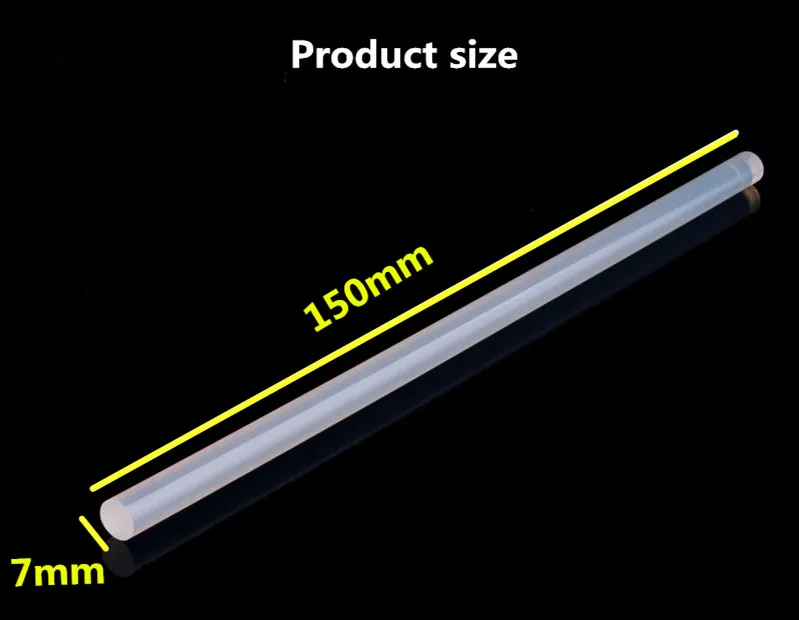 25 шт./лот 7 мм x 190 мм палочки термоклея для электрический клеевой пистолет альбом для художественных занятий Инструменты для ремонта сплав аксессуары