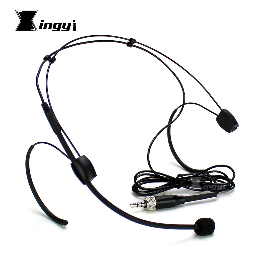 

Earset Headset Microphone 3.5mm Jack Stereo Screw Lock Headworn Mic For Wireless Bodypack Transmitter EK100 EK300 EK500 EK2000