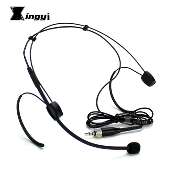 

Earset Headset Microphone 3.5mm Jack Stereo Screw Lock Headworn Mic For Wireless Bodypack Transmitter EK100 EK300 EK500 EK2000