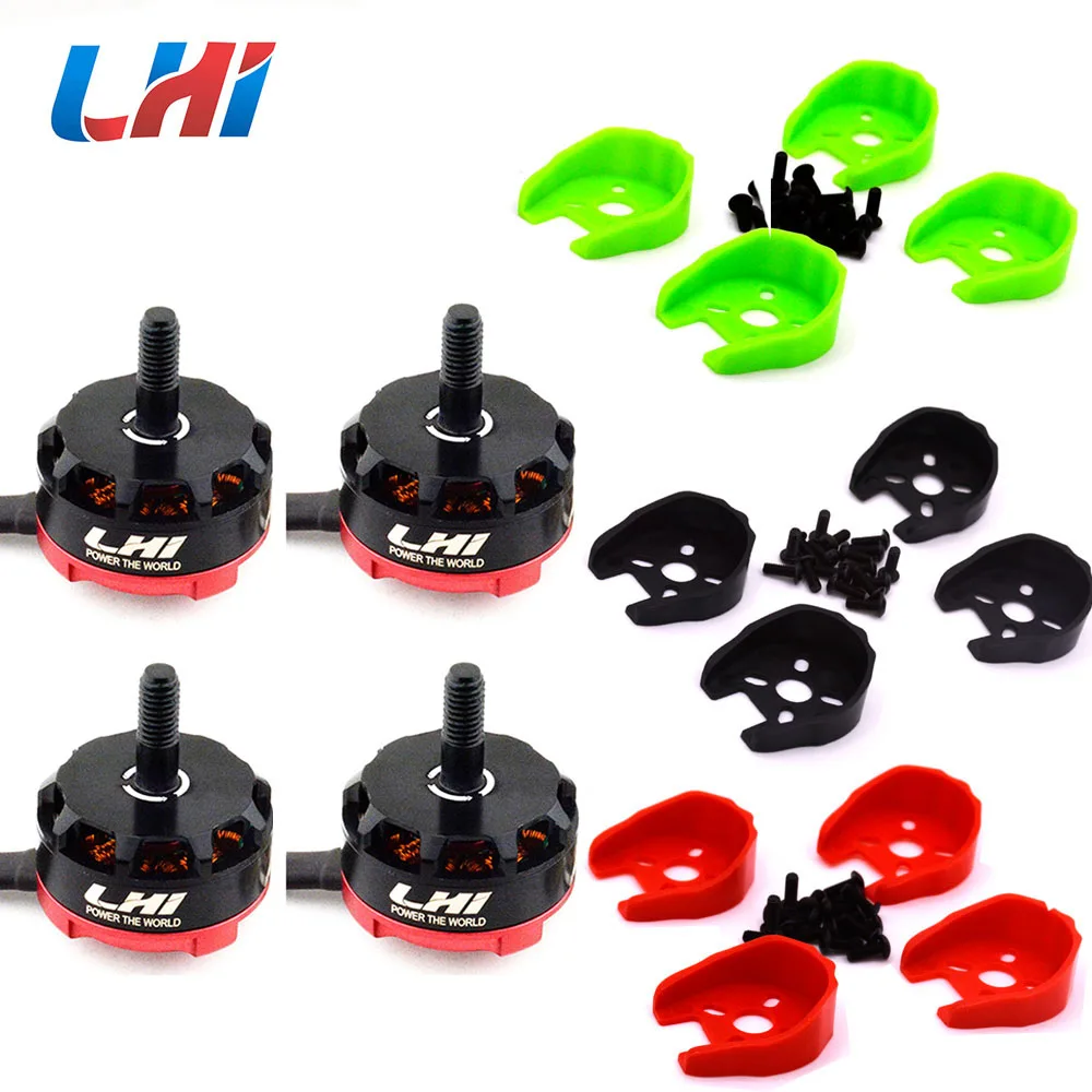 

LHI 4x RS2205 2300KV Racing Edition 2CW 2CCW Brushless Motor + Motor Cover for FPV QVA250 Quadcopter