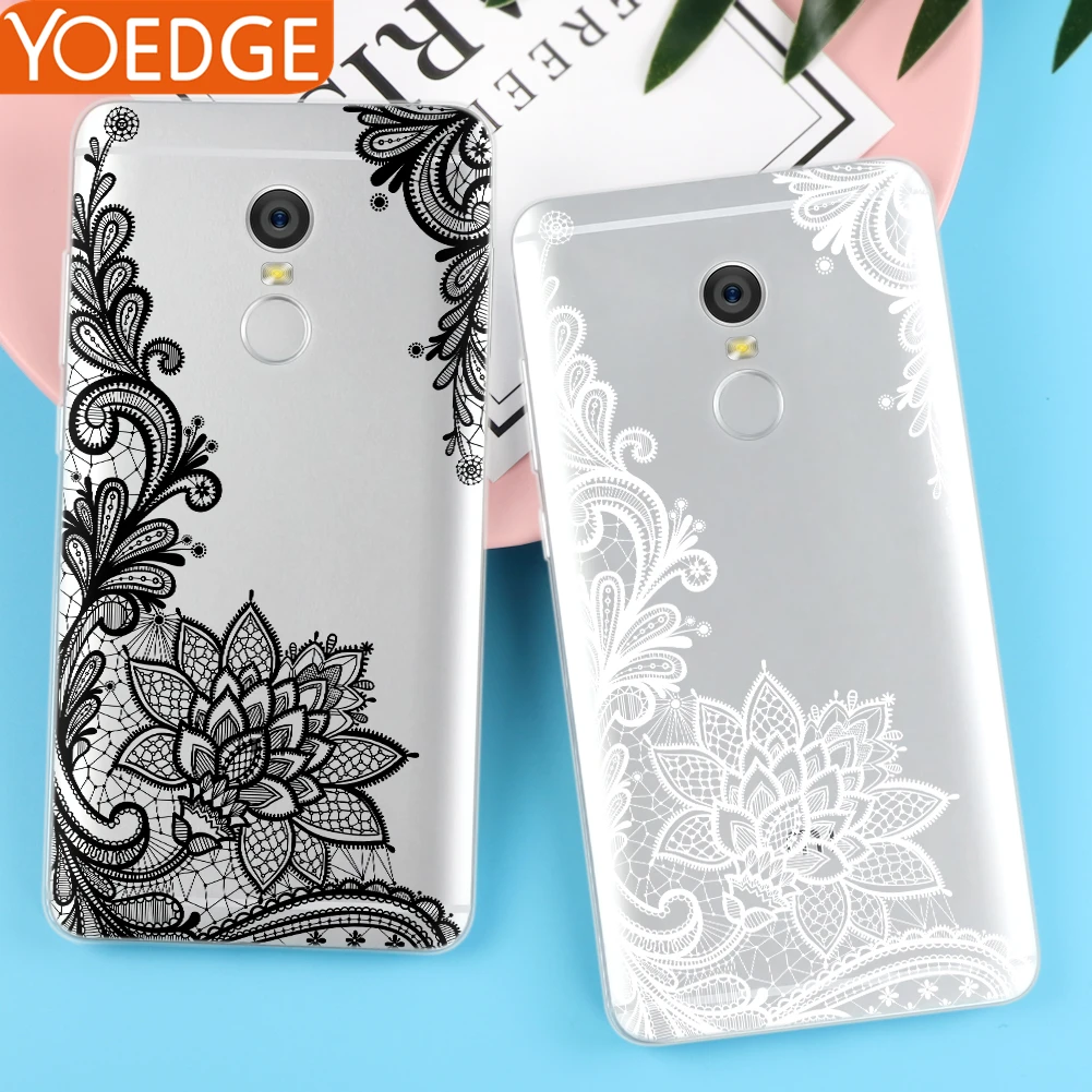 

Black and white Narcissus Phone Case For Xiaomi Redmi 3 3S 4A 4X 4 4S Note 3 4 4X 5A Mi A1 Mi 5X 5 S2 Plus Case Back cover