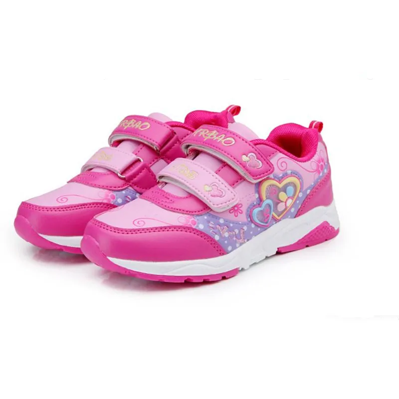

Spring/Autumn Children Shoes For Girls Fashion Sneaker Kids Casual Sport Breathable PU Shoes Girls Princess Single Shoe