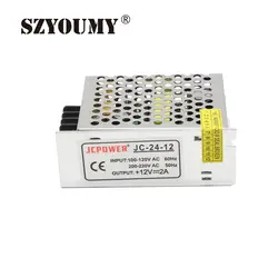 SZYOUMY для DC 12 V 2A 24 W Регулируемый переключатель питания трансформатор напряжения драйвера для светодиодных полос светового дисплея 220 V