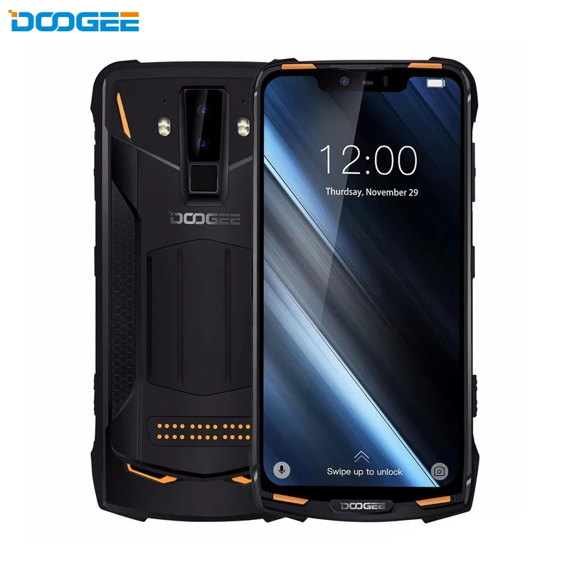 

DOOGEE S90 IP68/IP69K Modular Rugged Android 8.1 SmartPhone 6.18inch 5050mAh Helio P60 Octa Core 6GB 128GB 16MP+8MP Camera