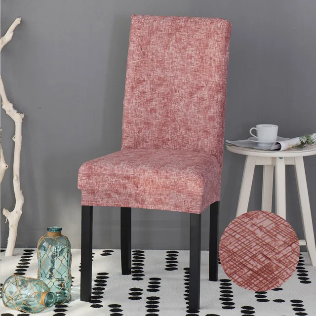 Stripped Cross Dining Chair Covers Spandex Slipcovers for ...
