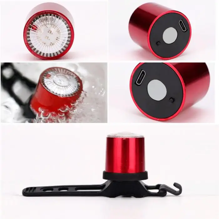 Sale HOT USB Magnetic Bike Tail Lamp Bicycle Rear Back Warning Light Aluminum Alloy Waterproof Taillight HV99 7 Sale HOT USB Magnetic Bike Tail Lamp Bicycle Rear Back Warning Light Aluminum Alloy Waterproof Taillight HV99 7
