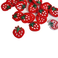 Buy 10PCS Embroidered Sewing Iron On Strawberry Patches Plants Badge For Bag Jeans Hat Appliques Sticker Online - Image 4