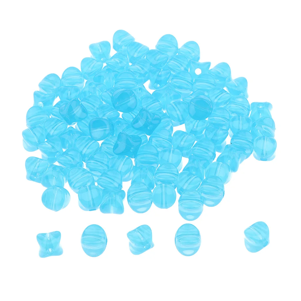 100g Square Jelly Shape Sew on Beads Acrylic for Clothes Bags Hats Sewing