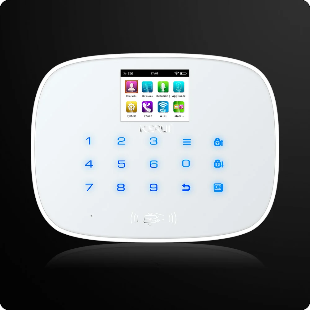 W193 3g wifi PSTN GSM домашняя охранная ЖК-сигнализация с сенсорным экраном домашняя система охранной сигнализации домашняя сирена умная розетка вибрация