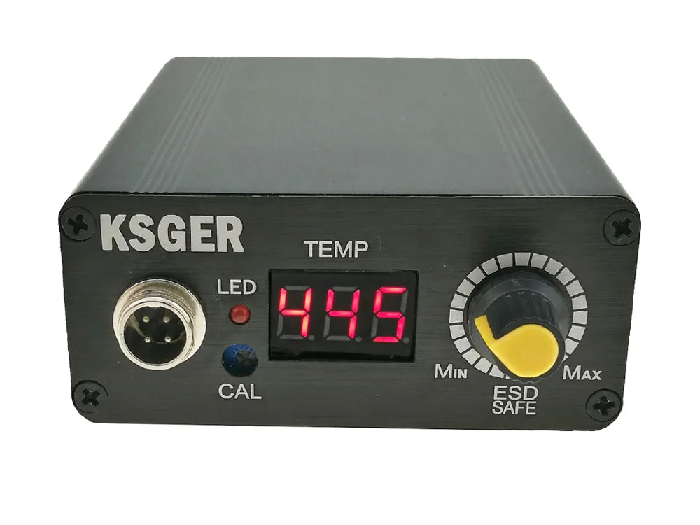 KSGER T12 паяльник STC светодиодный T12-K DIY цифровой регулятор температуры электрический сварочный Утюг Наконечники припоя инструменты