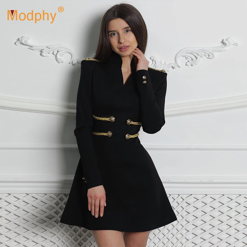 

2019 spring new bandage dress black red green women's sexy long sleeve V-neck A word mini dress celebrity party dress Vestidos