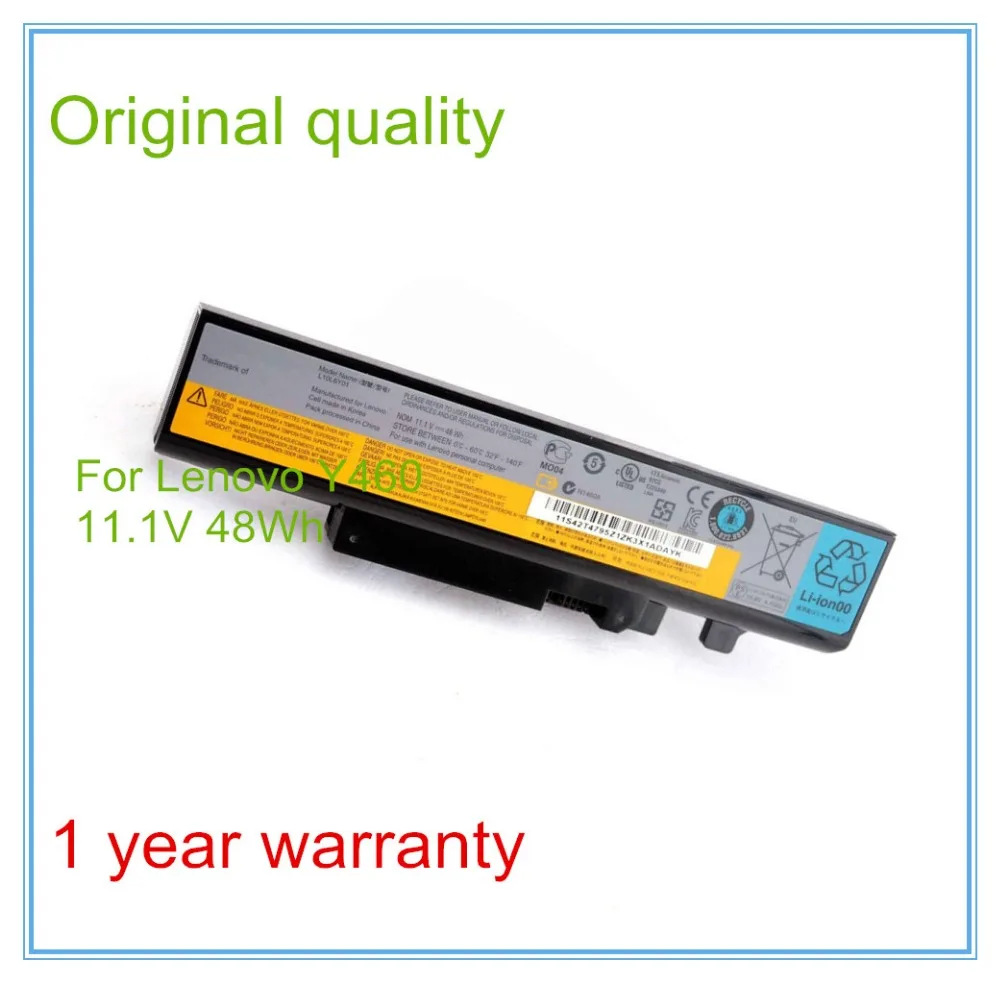 Original Battery for B560 V560 Y560 Y460 batteries L09S6D16 L09L6D16 L09N6D16 48Wh