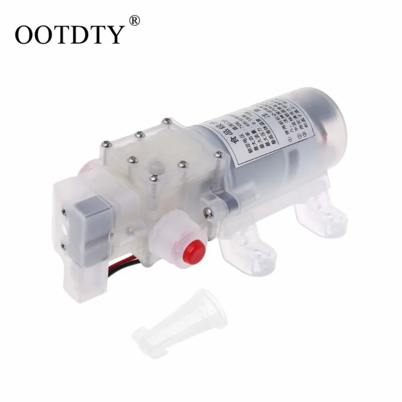 

DC 12V 70W Food Grade Diaphragm Water Pump Self Priming Automatic Pressure Control