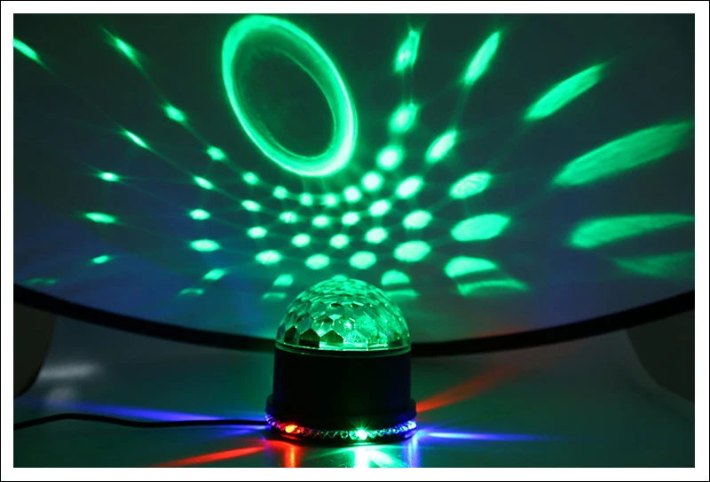 DJ Light Mini Disco Magic Ball Stage Lighting Digital LED RGB Crystal (6)