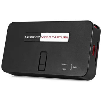 

1080P 30FPS HD Video Capture, HDMI /AV/Ypbpr Video Capture Recorder Box into USB Disk SD Card For game equipment, Free shipping