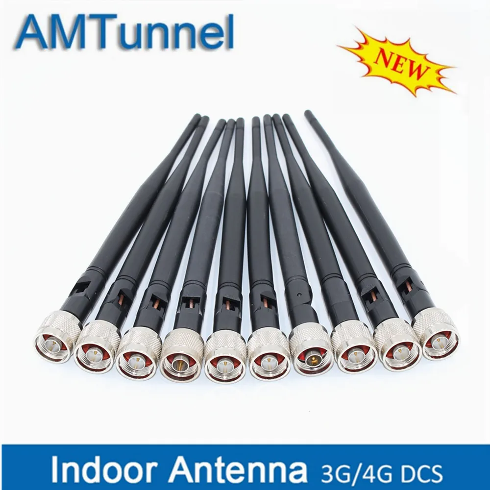

3G 4G LTE indoor antenna 4dBi Omni whip antenna N male 1710-2180Mhz 10pcs/lot for 3G mobile signal booster amplifier repeater