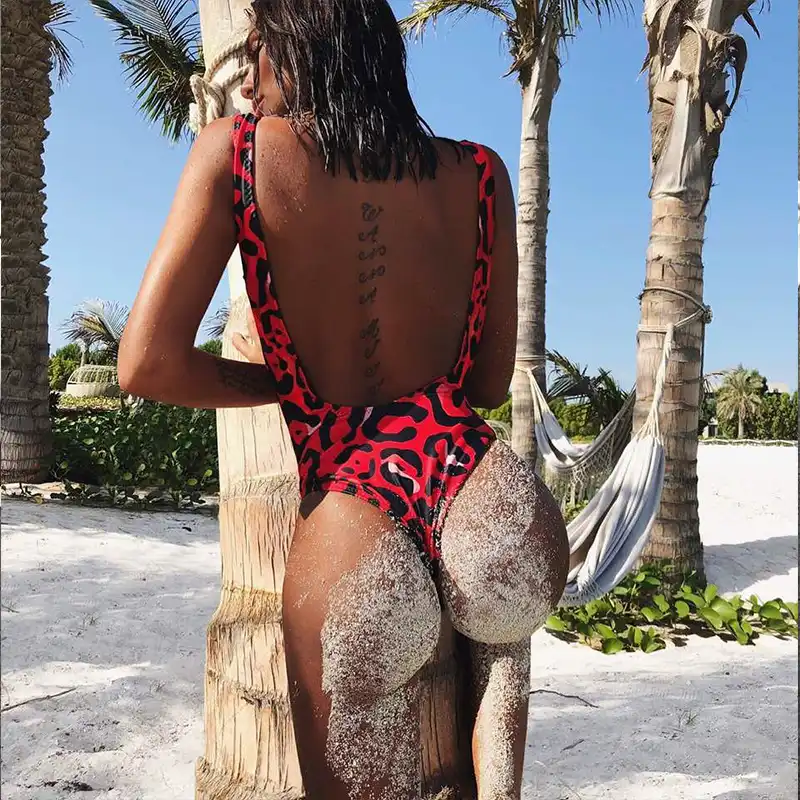 cheetah monokini