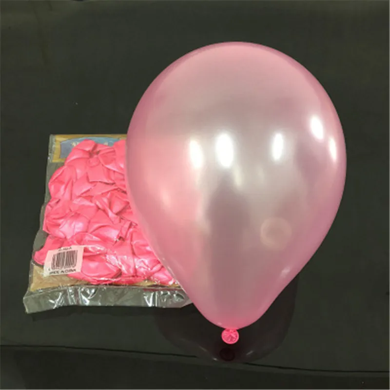 10 шт./лот 10 дюймов 1,5 г вечерние шары латексные шары для дня рождения, украшения для свадебной вечеринки - Цвет: 10Pcs Pink