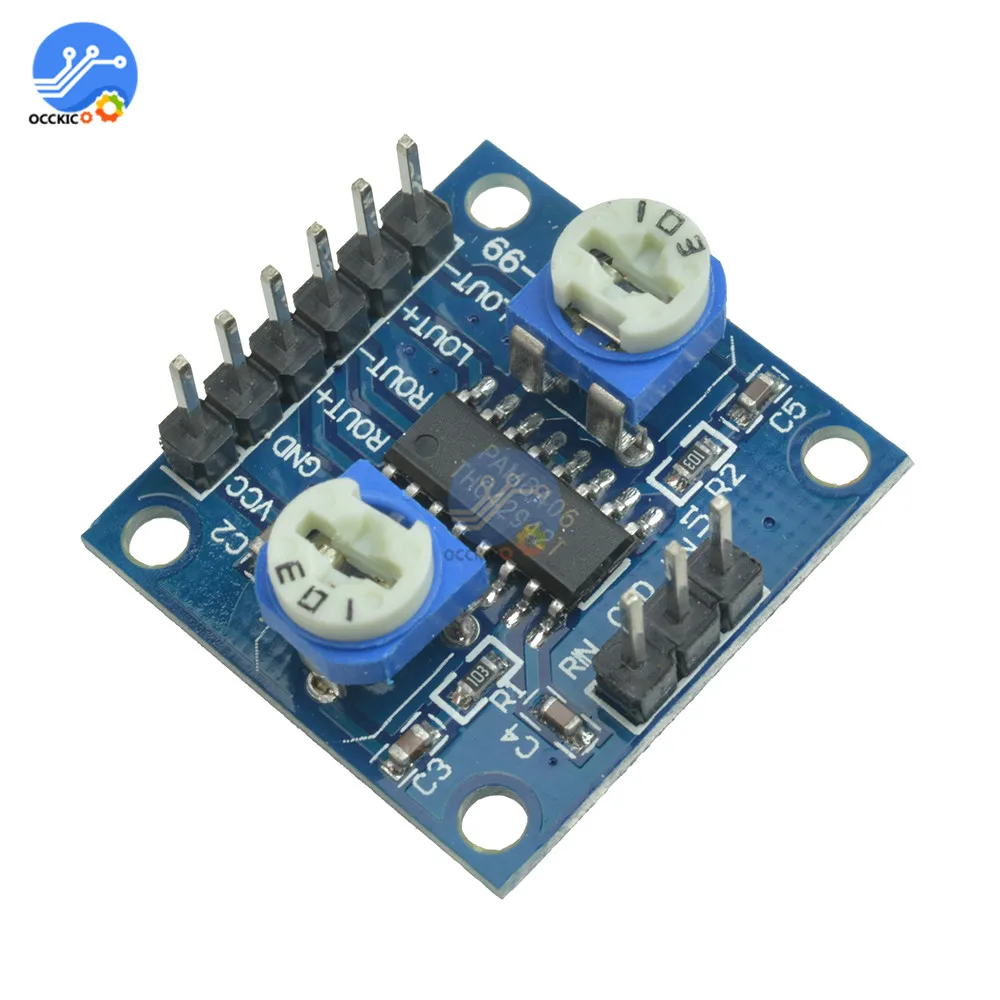 

PAM8406 Digital Amplifier Board With Volume Potentiometer 5Wx2 Stereo M70 Audio Speaker Sound Amplifier Modulo Amplificador