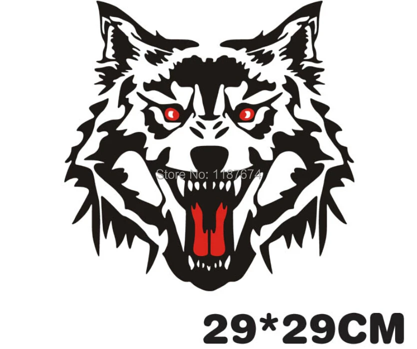 Cheap Black Wolf Stickers