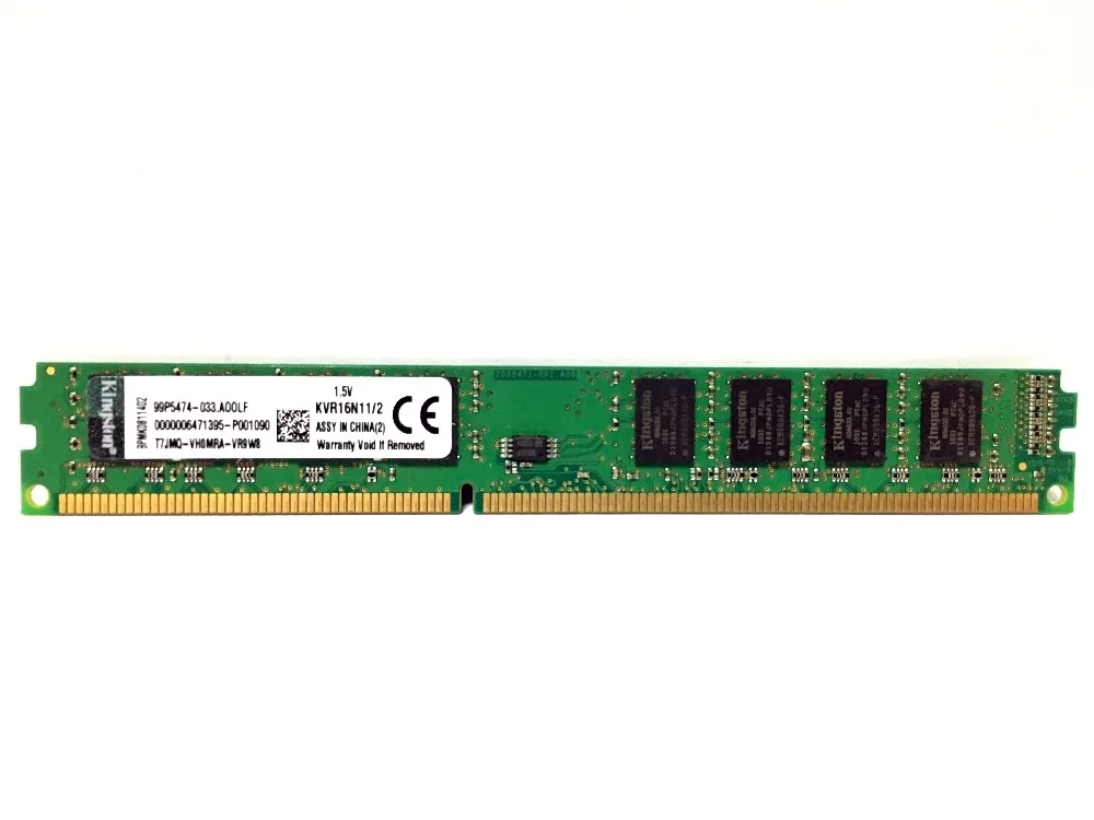 كينغستون PC ذاكرة عشوائية Ram ميموريال وحدة الكمبيوتر سطح المكتب DDR3 2 GB 4 GB 8 gb PC3 1333 1600 MHZ 1333 MHZ 1600 MHZ 2G DDR2 800 MHZ 4G 8g