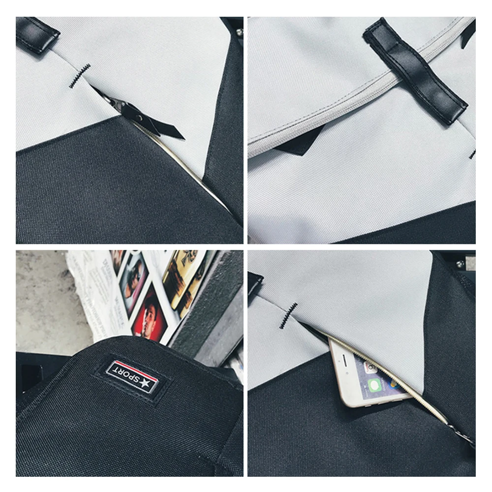 TTOU Simple Mochila para las muchachas adolescentes juventud ocio hombres portátil Mochila Bolsa de viaje Mochila masculina Bolsa Mochila Coofit