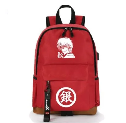 

High-Q Unisex Anime Japanese Gintama luminous Cosplay Bookbag Backpack Shoulder Bag School Bag