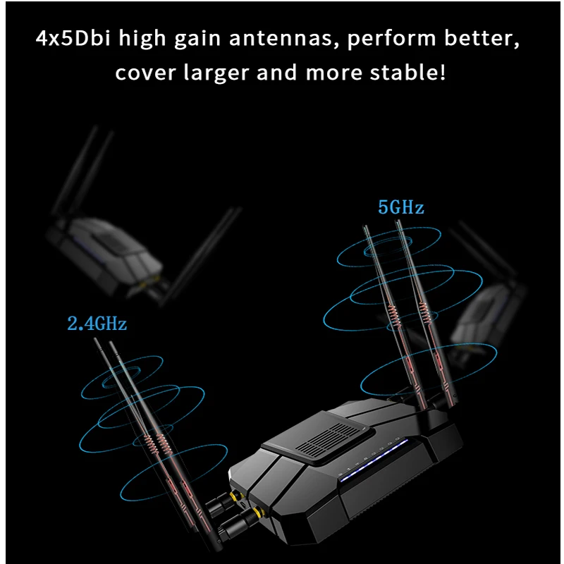 Cioswi Wi-Fi роутера поддержка 3G 4G роутер с сим картой слот Lan Гигабитный модем 2. 4G/5 ГГц