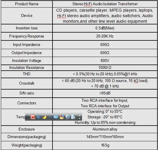 Hi-Fi аудио изолятор RCA Усилители домашние аудио Шум фильтр земли