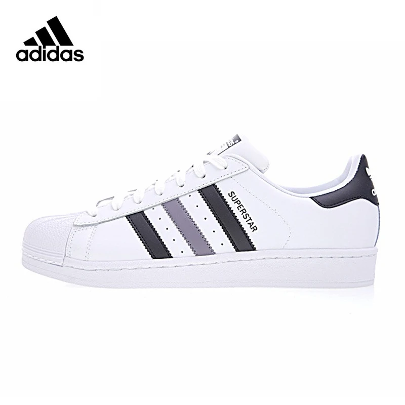 

Adidas SUPERSTAR Men's and Women's Skateboarding Shoes, White, Wearable Lightweight Breathable BB2244