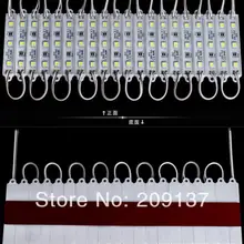 5050 3 светодиодный модули желтый/зеленый/красный/синий/белый/теплый белый Водонепроницаемый IP65 DC12V скидка корабль 100 шт