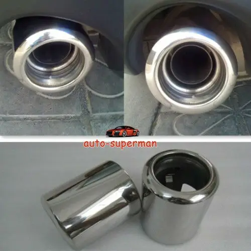 Хромированный глушитель выхлопной трубы для Mazda 6 mazda6 2009 2010 2011 2012|exhaust pipe mazda|chrome