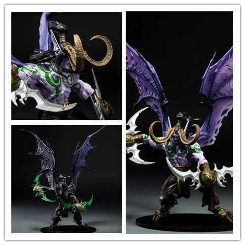 

MCR HOT DC Game Wow Demon Hunter illidan Stormrage PVC Action Figure 22cm Toys For children