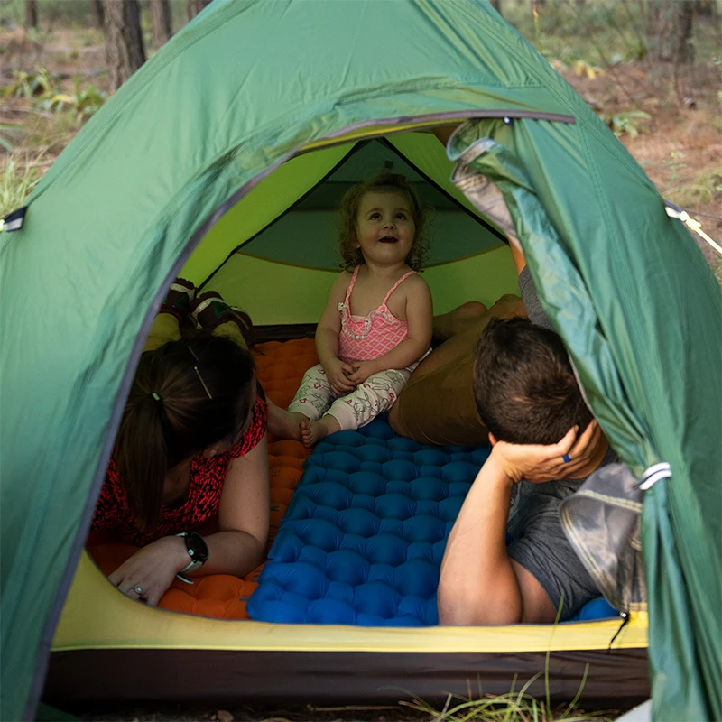 Naturehike надувной коврик с воздушной подушкой матрас Открытый Кемпинг коврик Сверхлегкий Палатка Портативный лагерь влагу из сшитого полиэтилена