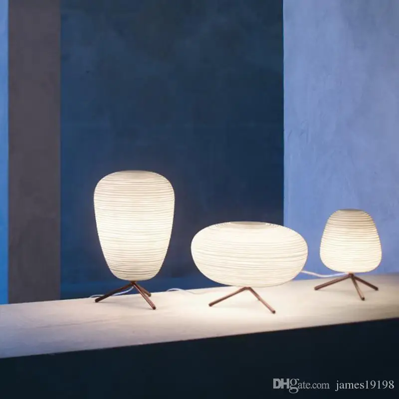 

Modern Glass Table Lamp for Living Room Bedroom Bedside Study Home Lighting White Glass E27 LED Desk Lamp Decor Lighting AL092