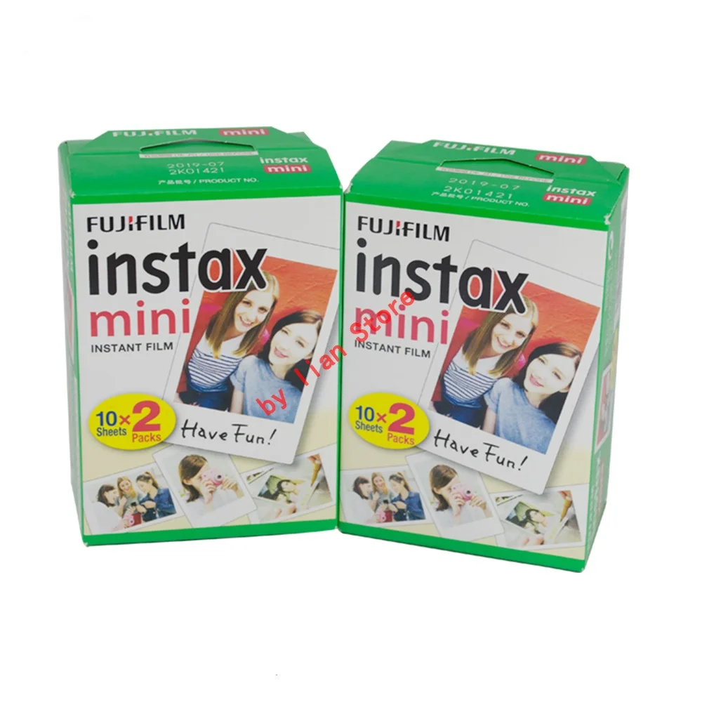 Пленка для камеры Fujifilm Instax mini 40 листов белая краевая 3 дюймовая мини пленка
