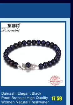 Dainashi сегодня дело Природный камень пресной воды Tear Drop жемчужные браслеты для женщин девочек Подарки 925 стерлингового серебра застежка Сеть