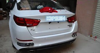 

2PC Chrome Exhaust Tail Pipes Rear Fender Exterior Decorative Sticker for Toyota corolla rav4 camry prius hilux Car Styling