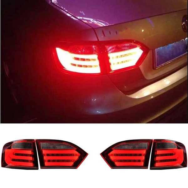 

New Car Styling for Volkswagen VW Jetta MK6 Tail Lights 2011 2012 2013 2014 Led Taillight DRL Rear Trunk  Signal+Brake+Reverse