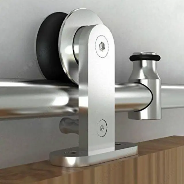 Modern Interior Sliding Barn Door Kit Hardware Set Stainless Steel Modern Interior Sliding Barn Door Kit Hardware Set Stainless Steel