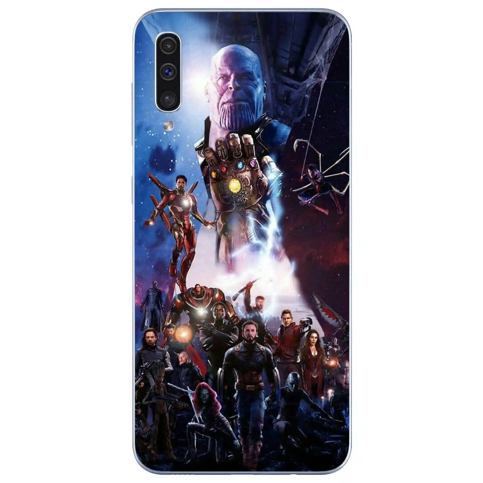 Мягкий силиконовый чехол из ТПУ для samsung Galaxy S6 S7 S8 S9 S10 M10 M20 Plus Marvel DC Comics, Железный человек, Мстители - Цвет: TPU