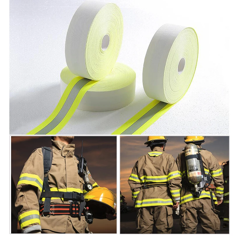 5cmx10m Reflective Flame Retardatn Tape with Yellow Silver and 100% Cotton Backing for Glove Free shipping 5cmx10m Reflective Flame Retardatn Tape with Yellow Silver and 100% Cotton Backing for Glove Free shipping