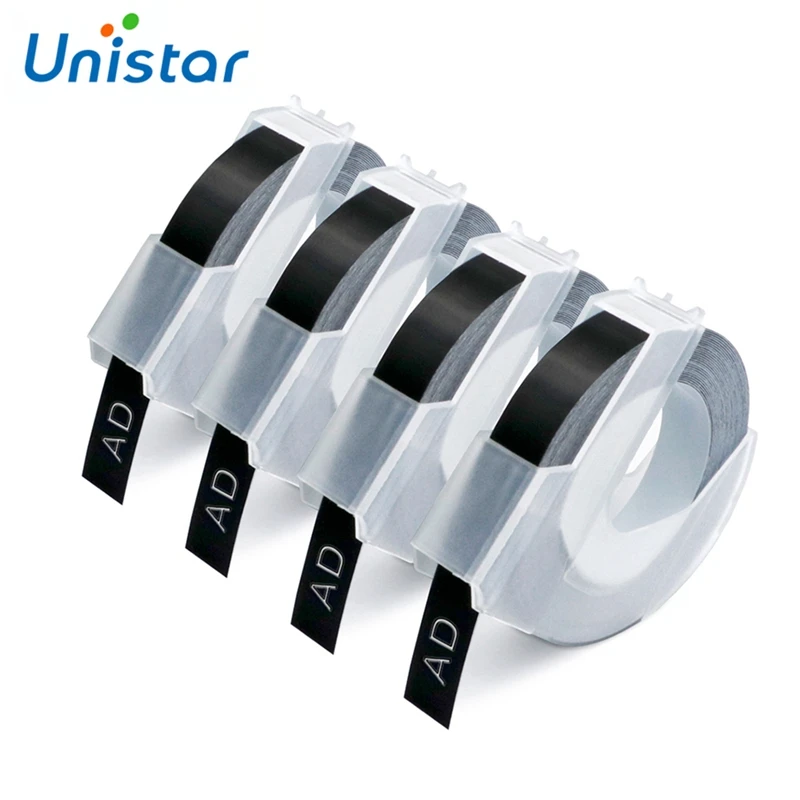 dymo black embossing tape