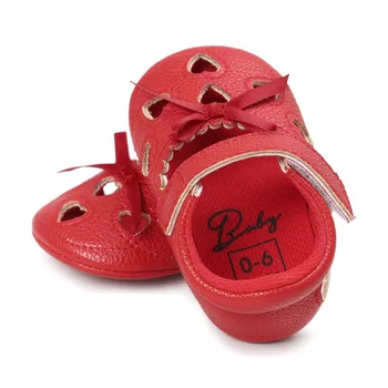 

New Baby Girls Shoes Heart-shaped H Princess Shoes Infant Toddler Shoes First Walkers Baby Moccasins